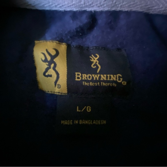Dark navy Browning hoodie - Picture 9 of 9